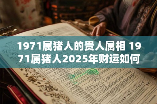 1971属猪人的贵人属相 1971属猪人2025年财运如何
