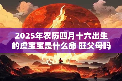 2026年农历四月十六出生的虎宝宝是什么命 旺父母吗