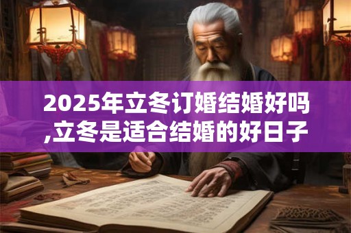 2025年立冬订婚结婚好吗,立冬是适合结婚的好日子吗? 2025年立冬订婚结婚好吗,立冬是适合结婚的好日子吗?