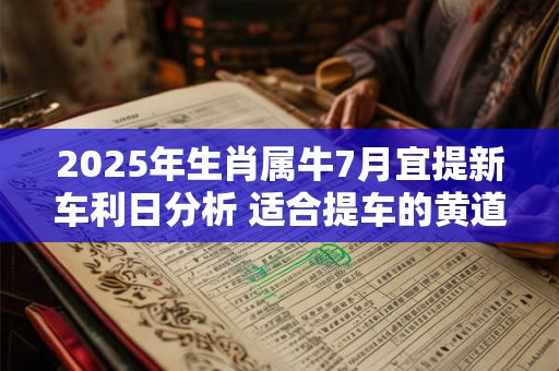 2025年生肖属牛7月宜提新车利日分析 适合提车的黄道吉日