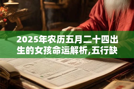 2025年农历五月二十四出生的女孩命运解析,五行缺什么？