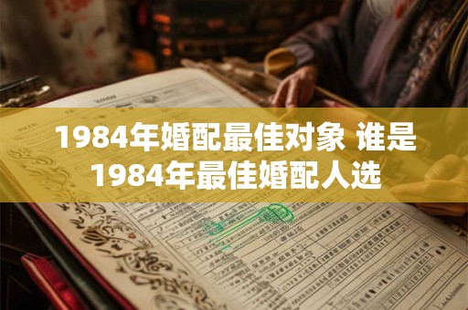1984年婚配最佳对象 谁是1984年最佳婚配人选