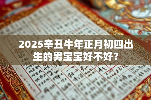 2025辛丑牛年正月初四出生的男宝宝好不好？