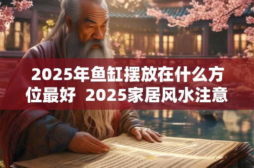 2025年鱼缸摆放在什么方位最好  2025家居风水注意事项