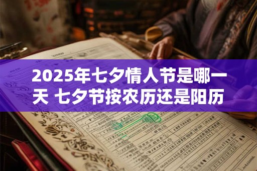 2025年七夕情人节是哪一天 七夕节按农历还是阳历