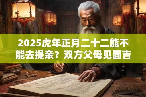 2026虎年正月二十二能不能去提亲？双方父母见面吉日