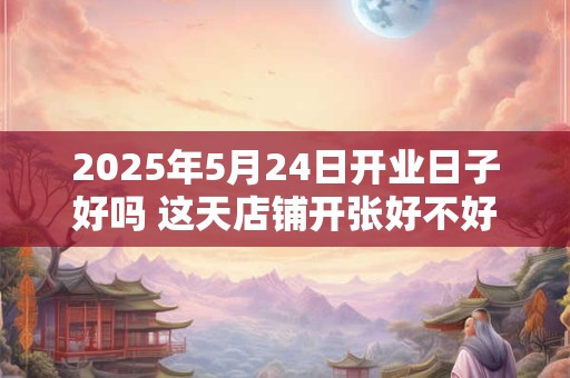 2025年5月24日开业日子好吗 这天店铺开张好不好