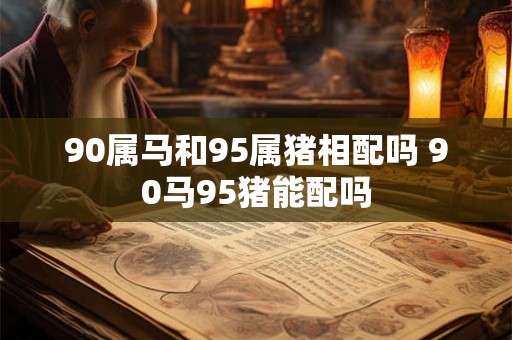 90属马和95属猪相配吗 90马95猪能配吗