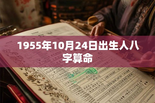 1955年10月24日出生人八字算命 1955年10月24日出生人八字算命