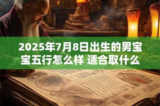 2025年7月8日出生的男宝宝五行怎么样 适合取什么吉利好名