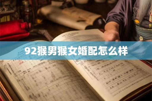 92猴男猴女婚配怎么样