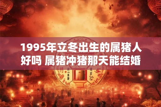 1995年立冬出生的属猪人好吗 属猪冲猪那天能结婚吗