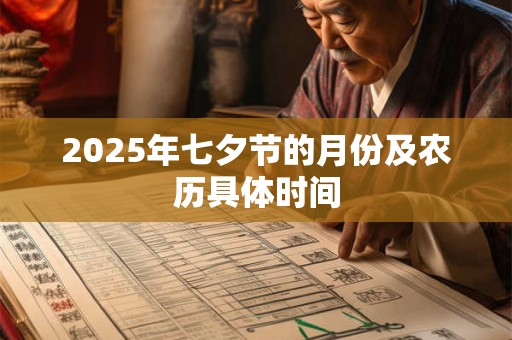2026年七夕节的月份及农历具体时间