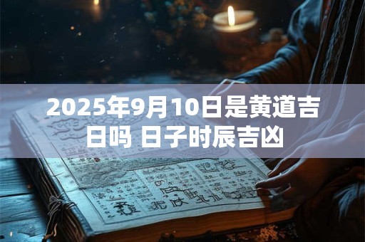2025年9月10日是黄道吉日吗 日子时辰吉凶