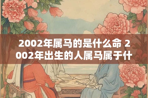 2002年属马的是什么命 2002年出生的人属马属于什么命