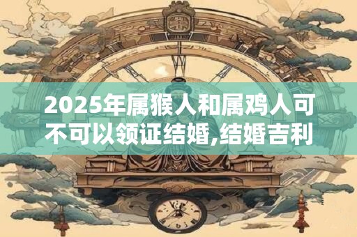 2025年属猴人和属鸡人可不可以领证结婚,结婚吉利吗? 2025年属猴人和属鸡人可不可以领证结婚,结婚吉利吗?