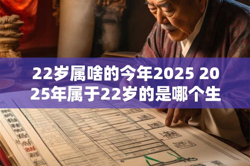 22岁属啥的今年2025 2025年属于22岁的是哪个生肖