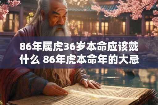 86年属虎36岁本命应该戴什么 86年虎本命年的大忌 86年属虎36岁本命应该戴什么 86年虎本命年的大忌