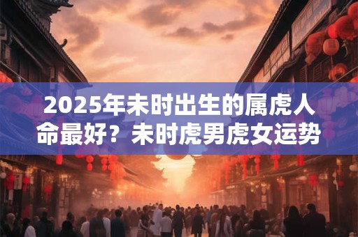 2025年未时出生的属虎人命最好?未时虎男虎女运势解析 2025年未时出生的属虎人命最好?未时虎男虎女运势解析