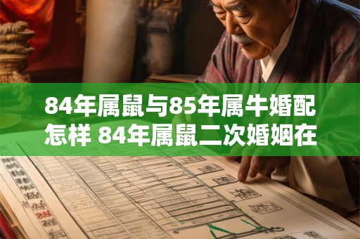 84年属鼠与85年属牛婚配怎样 84年属鼠二次婚姻在几岁 84年属鼠与85年属牛婚配怎样 84年属鼠二次婚姻在几岁