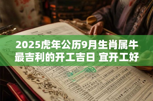 2025虎年公历9月生肖属牛最吉利的开工吉日 宜开工好时机