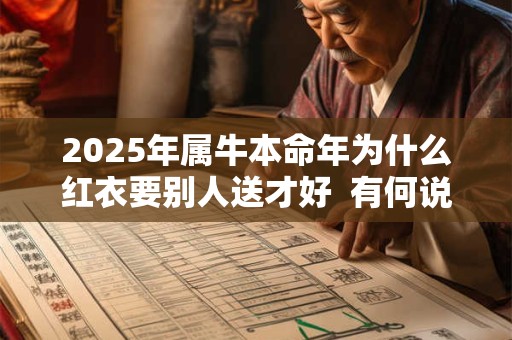 2025年属牛本命年为什么红衣要别人送才好  有何说法