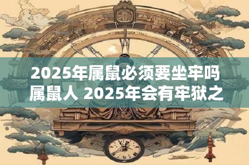 2025年属鼠必须要坐牢吗 属鼠人 2025年会有牢狱之灾吗