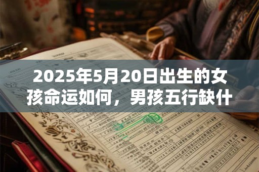 2025年5月20日出生的女孩命运如何,男孩五行缺什么 2025年5月20日出生的女孩命运如何,男孩五行缺什么