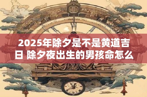 2026年除夕是不是黄道吉日 除夕夜出生的男孩命怎么样