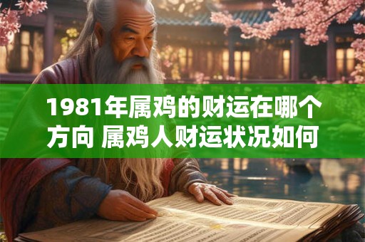 1981年属鸡的财运在哪个方向 属鸡人财运状况如何