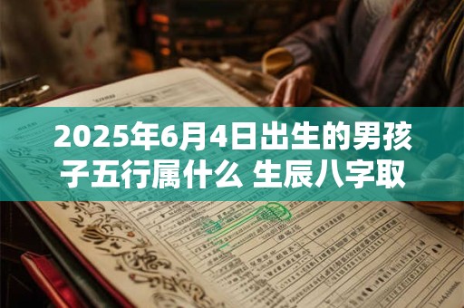 2025年6月4日出生的男孩子五行属什么 生辰八字取名