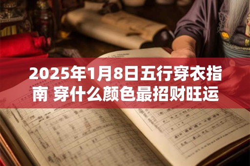 2025年1月8日五行穿衣指南 穿什么颜色最招财旺运