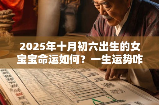 2025年十月初六出生的女宝宝命运如何？一生运势咋样