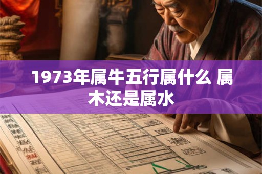 1973年属牛五行属什么 属木还是属水
