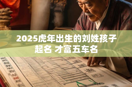 2025虎年出生的刘姓孩子起名 才富五车名