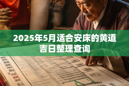 2026年5月适合安床的黄道吉日整理查询 2026年5月适合安床的黄道吉日整理查询