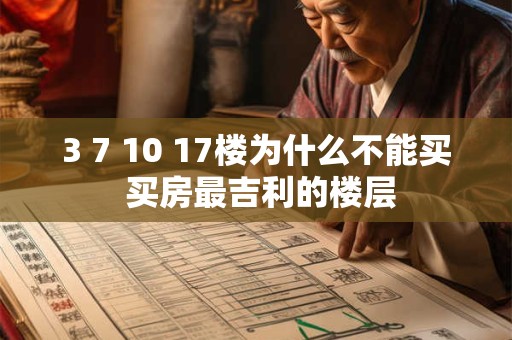 3 7 10 17楼为什么不能买 买房最吉利的楼层