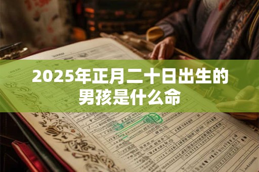 2025年正月二十日出生的男孩是什么命