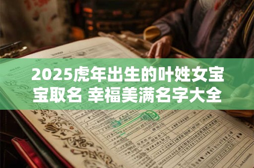 2025虎年出生的叶姓女宝宝取名 幸福美满名字大全