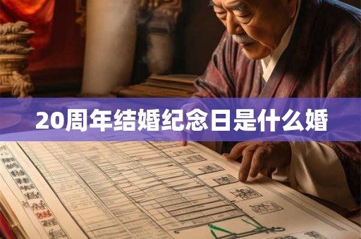 20周年结婚纪念日是什么婚
