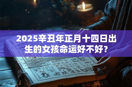 2025辛丑年正月十四日出生的女孩命运好不好？