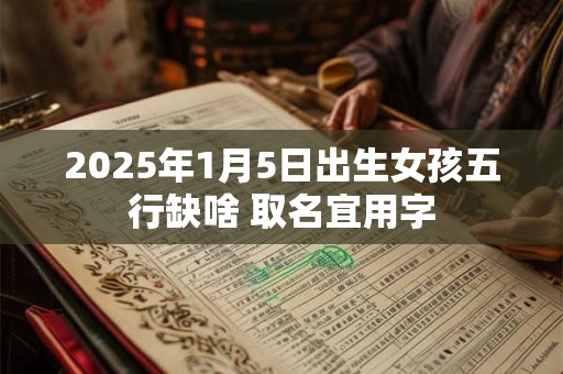 2025年1月5日出生女孩五行缺啥 取名宜用字