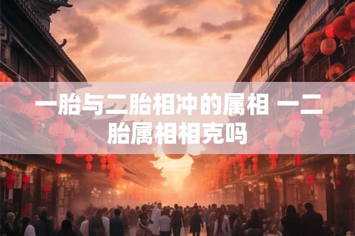一胎与二胎相冲的属相 一二胎属相相克吗 一胎与二胎相冲的属相 一二胎属相相克吗