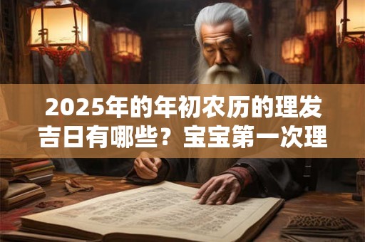2025年的年初农历的理发吉日有哪些？宝宝第一次理发有什么讲究