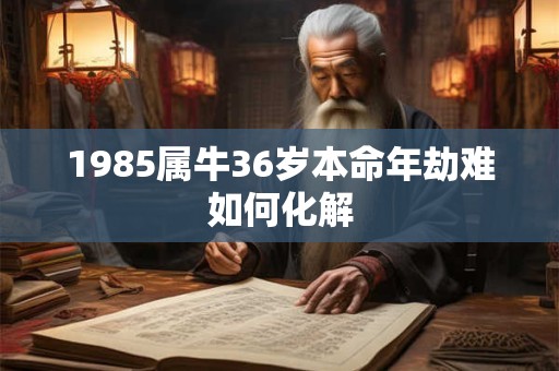 1985属牛36岁本命年劫难如何化解