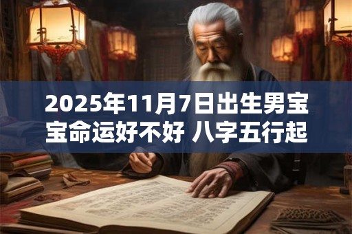 2025年11月7日出生男宝宝命运好不好 八字五行起名最全款