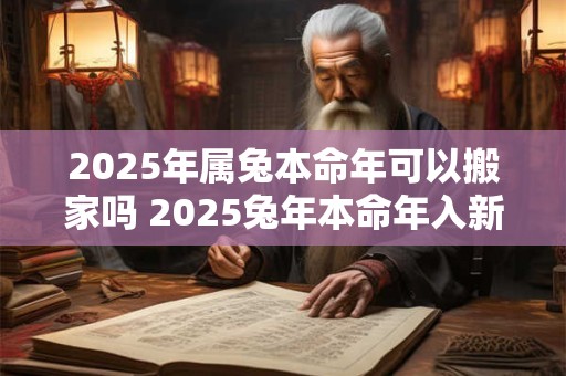 2025年属兔本命年可以搬家吗 2025兔年本命年入新居要注意什么 2025年属兔本命年可以搬家吗 2025兔年本命年入新居要注意什么