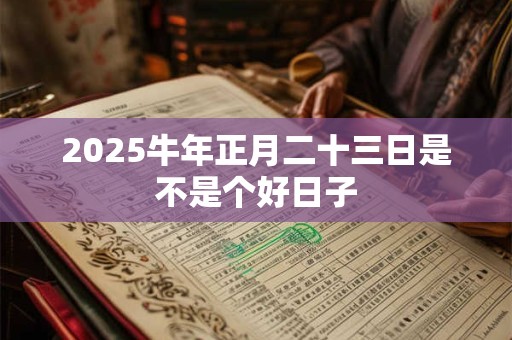 2025牛年正月二十三日是不是个好日子
