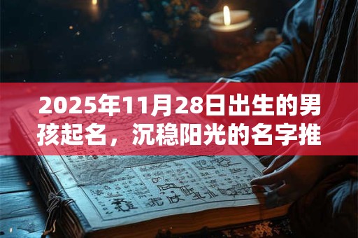 2025年11月28日出生的男孩起名，沉稳阳光的名字推荐