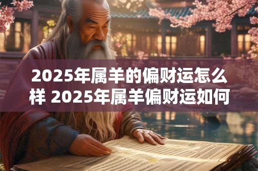 2025年属羊的偏财运怎么样 2025年属羊偏财运如何